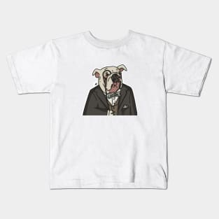 Apolo the Elegant English Bulldog Kids T-Shirt